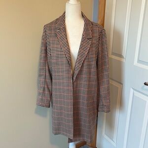J. Jill Checkered Blazer in Black and Tan